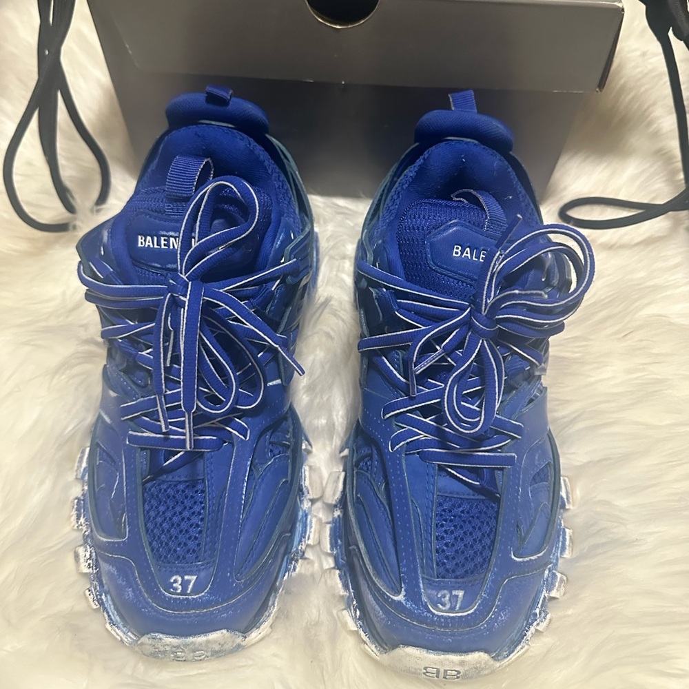Blue Balenciaga Track Runners